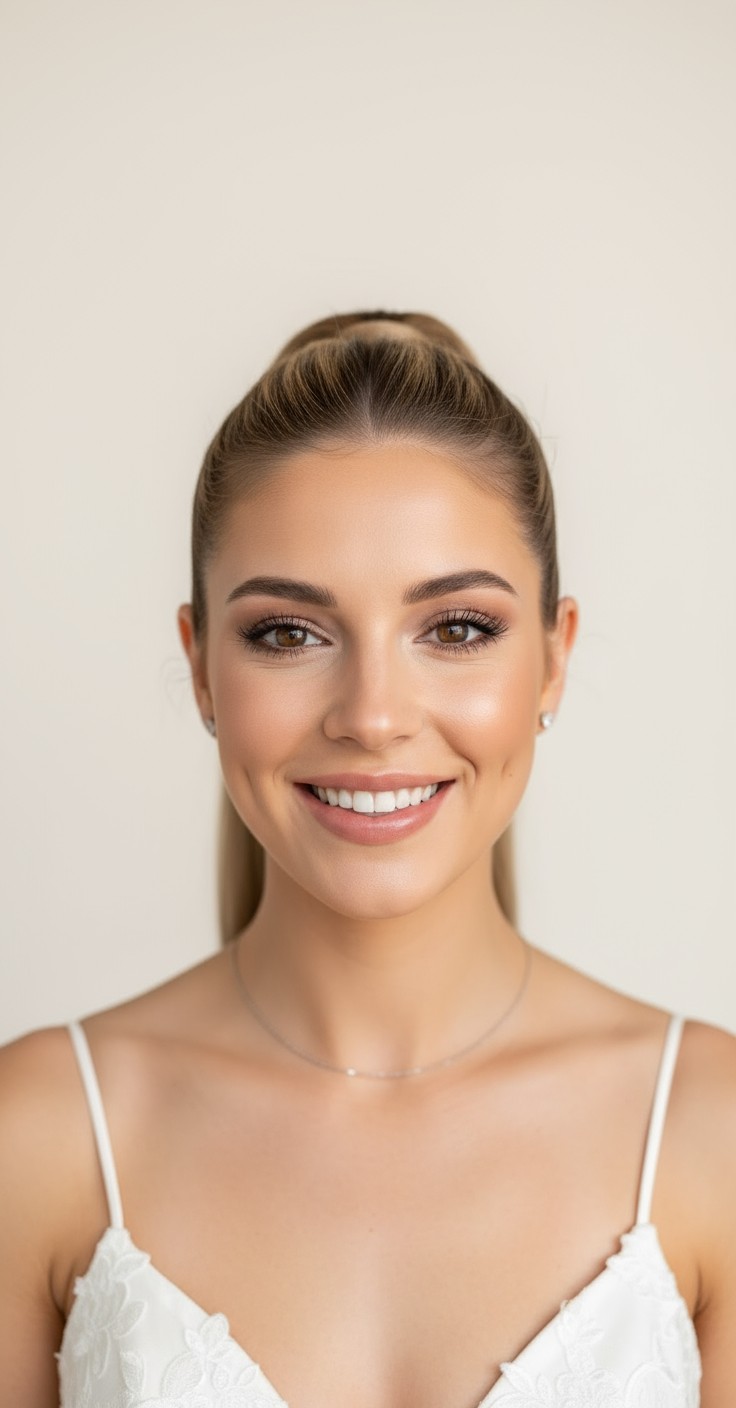 After High Ponytail For Wedding